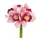 9" Cymbidium Orchid Artificial Flower Bundle (Set of 6)